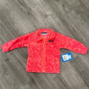 Columbia Fleece Baby’s Jacket 12-18 Mo Pink